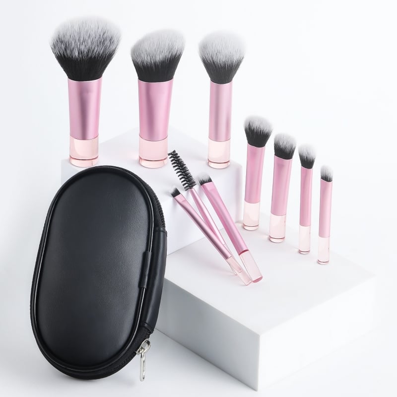 Kit de Pincéis de Maquiagem Portátil