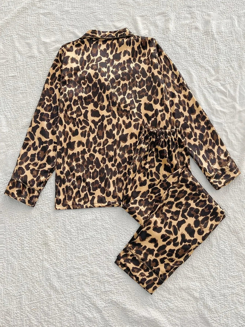 Pijama de Cetim Longo