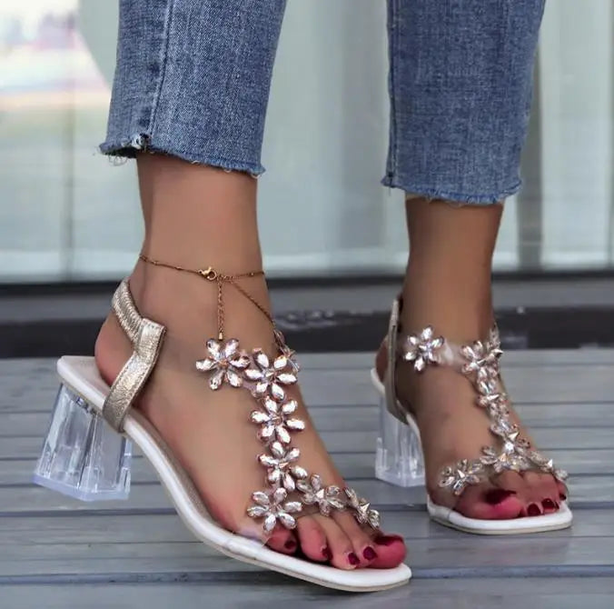 Sapato Elegante Florido
